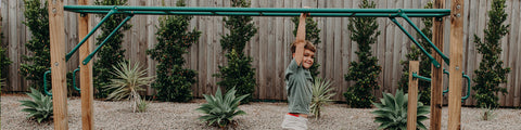 Timber Monkey Bars