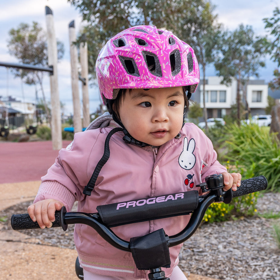 Kali Chakra Child Kids Helmet - Sprinkles Pink