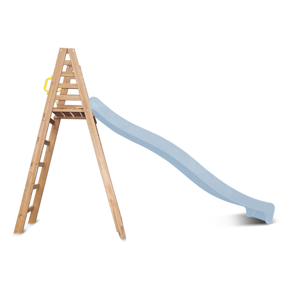 Jumbo Climb & 3.0m Slide (Pastel Blue)