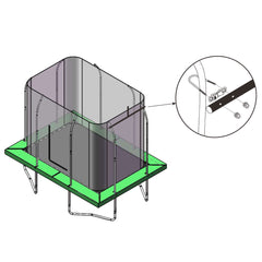 Swish Basketball Ring with BR4 Bracket HJ-R and BounceZone R