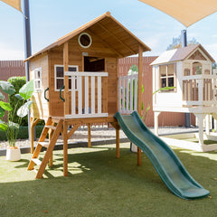 Archie Cubby House (Elevated) with 1.8m Slide (Green)