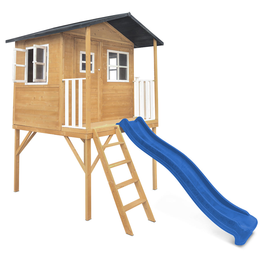 Burleigh Cubby House with 2.2m Slide (Blue)