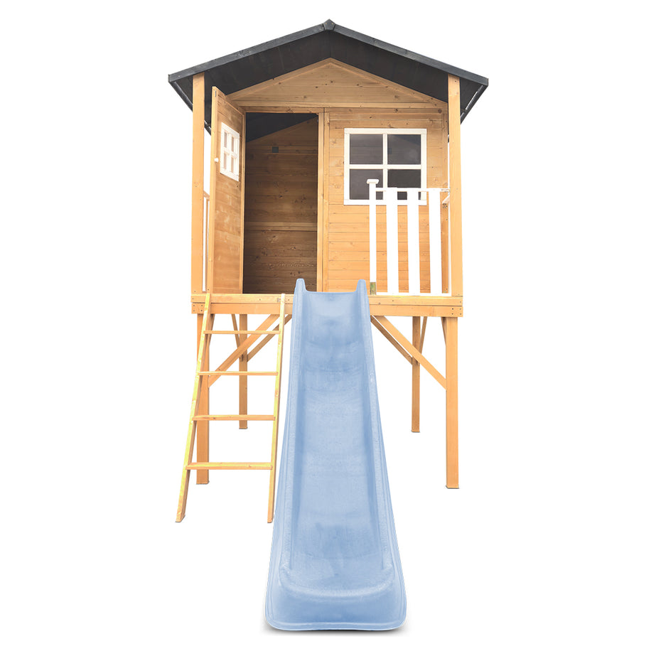 Burleigh Cubby House with 2.2m Slide (Pastel Blue)
