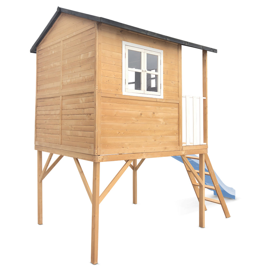 Burleigh Cubby House with 2.2m Slide (Pastel Blue)