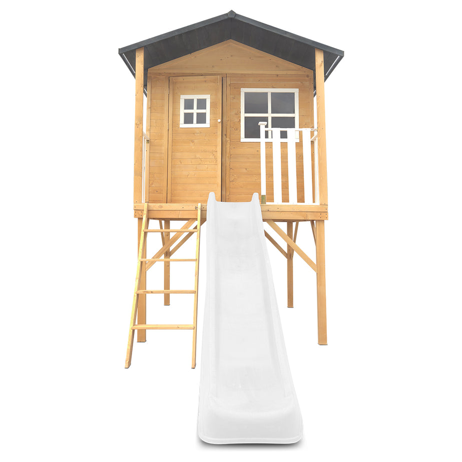 Burleigh Cubby House with 2.2m Slide (White)