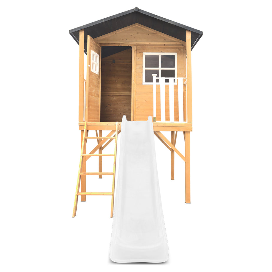 Burleigh Cubby House with 2.2m Slide (White)