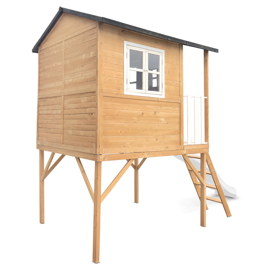 Burleigh Cubby House with 2.2m Slide (White)
