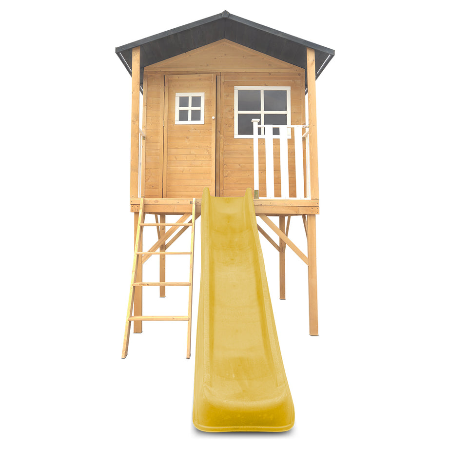 Burleigh Cubby House with 2.2m Slide (Yellow)