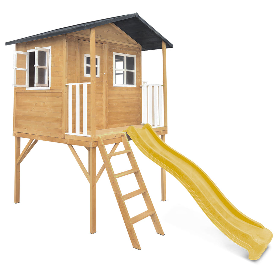 Burleigh Cubby House with 2.2m Slide (Yellow)