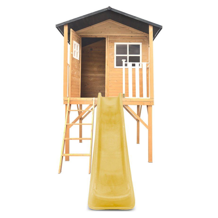 Burleigh Cubby House with 2.2m Slide (Yellow)