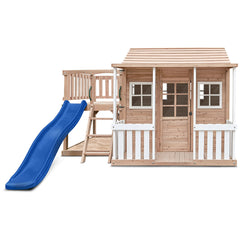Finley Cubby House with 1.8m Slide (Blue)