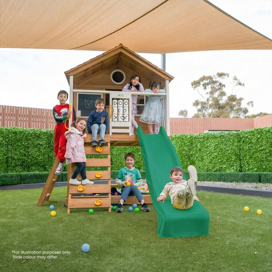 Warrigal Cubby House with Yellow Slide