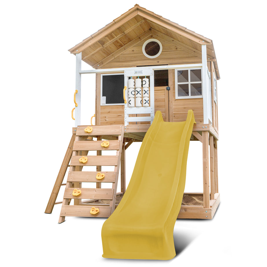 Warrigal Cubby House with Yellow Slide