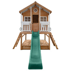 Winchester Cubby House (Elevated 1.2m) with 2.2m Slide (Green)