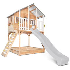 Winchester Cubby House (Elevated 1.2m) with 2.2m Slide (White)