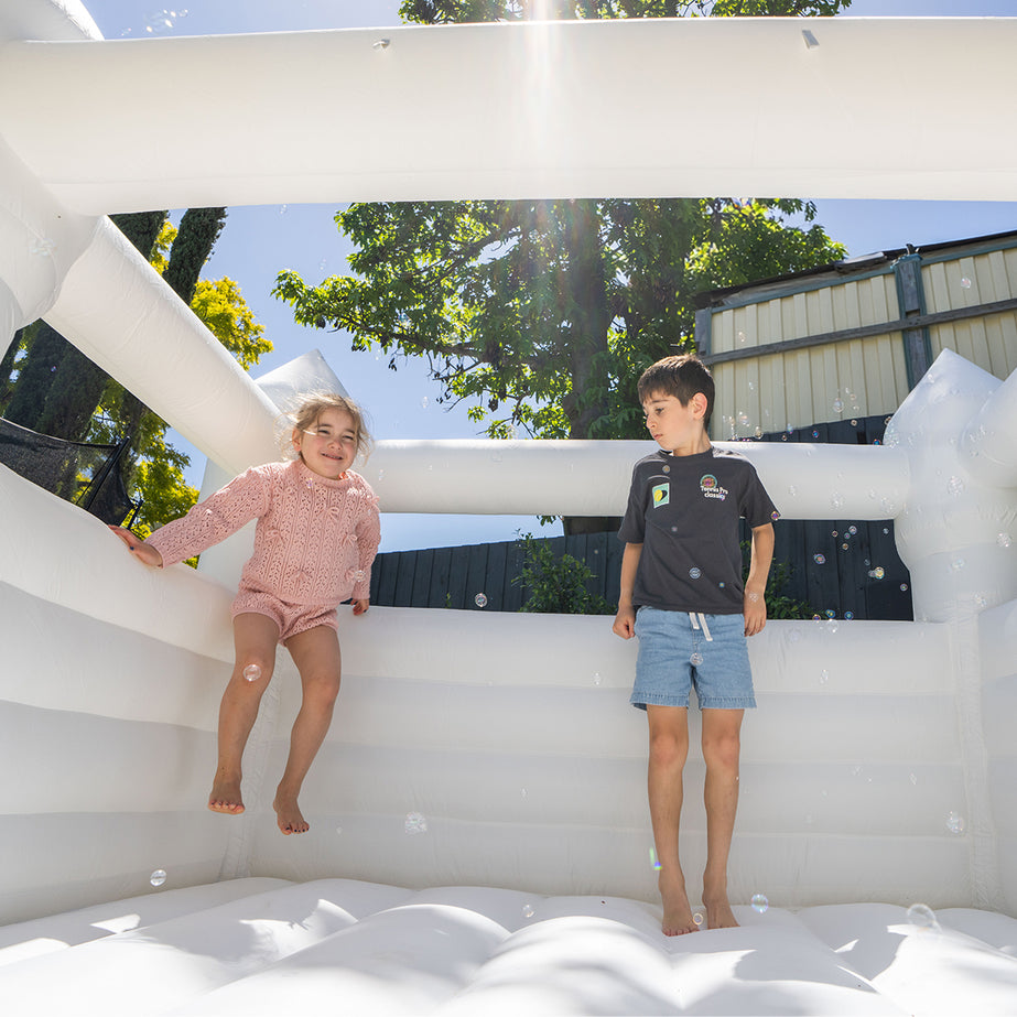 Palace Jumping Castle - White
