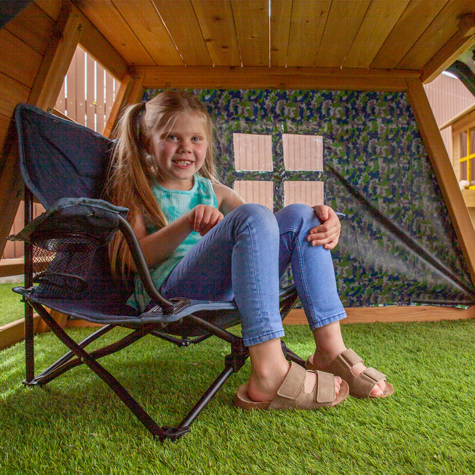 Cooper Climb & 1.8m Slide (Blue)