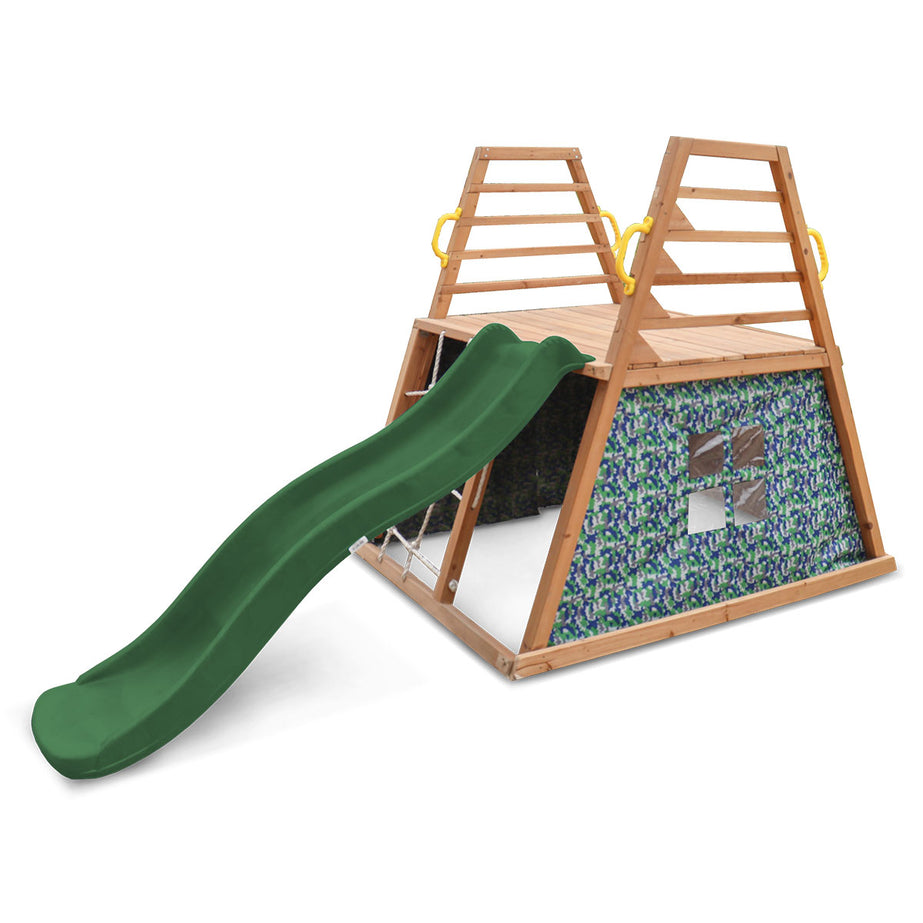 Cooper Climb & 1.8m Slide (Green)