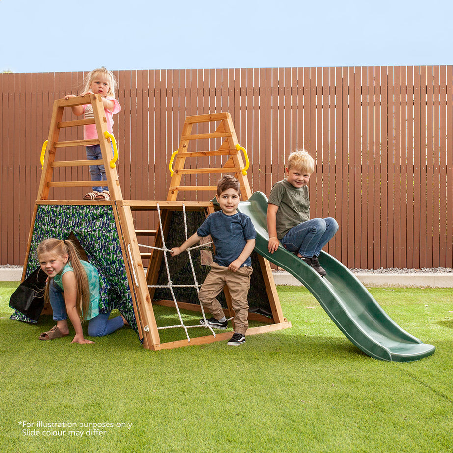 Cooper Climb & 1.8m Slide (Green)