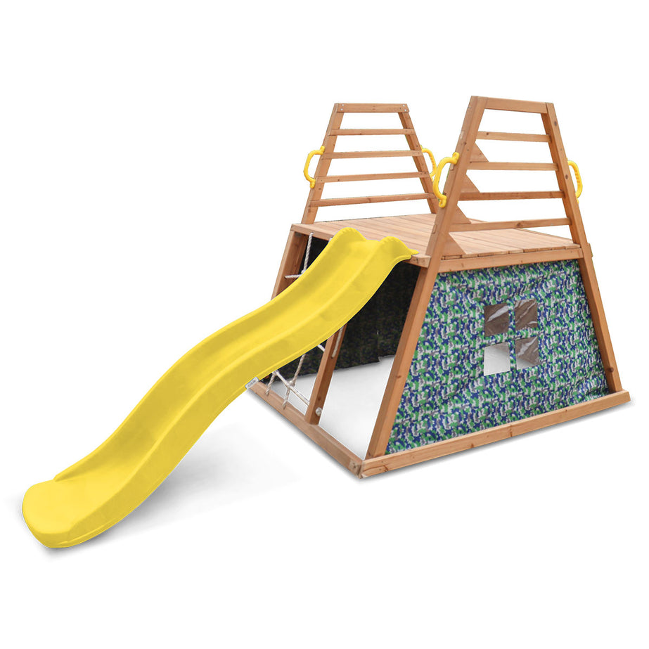 Cooper Climb & 1.8m Slide (Yellow)