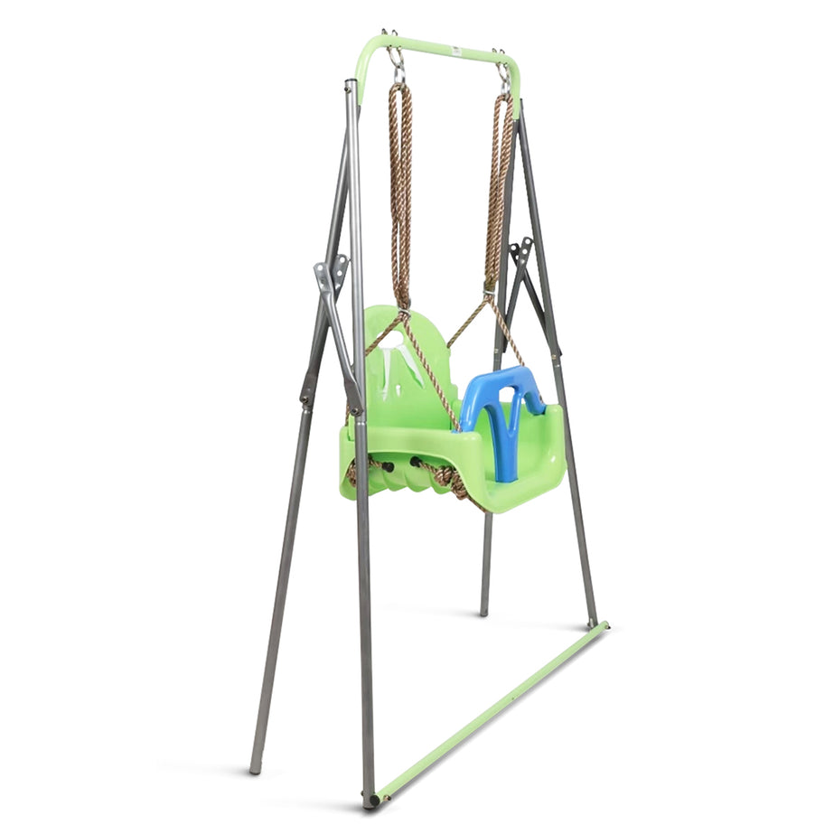 Bobcat Foldable Metal Swing frame with Haven 3 Stage Swing Seat