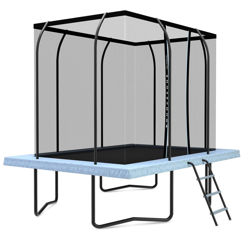 BounceZone M Rectangular Spring Trampoline Set