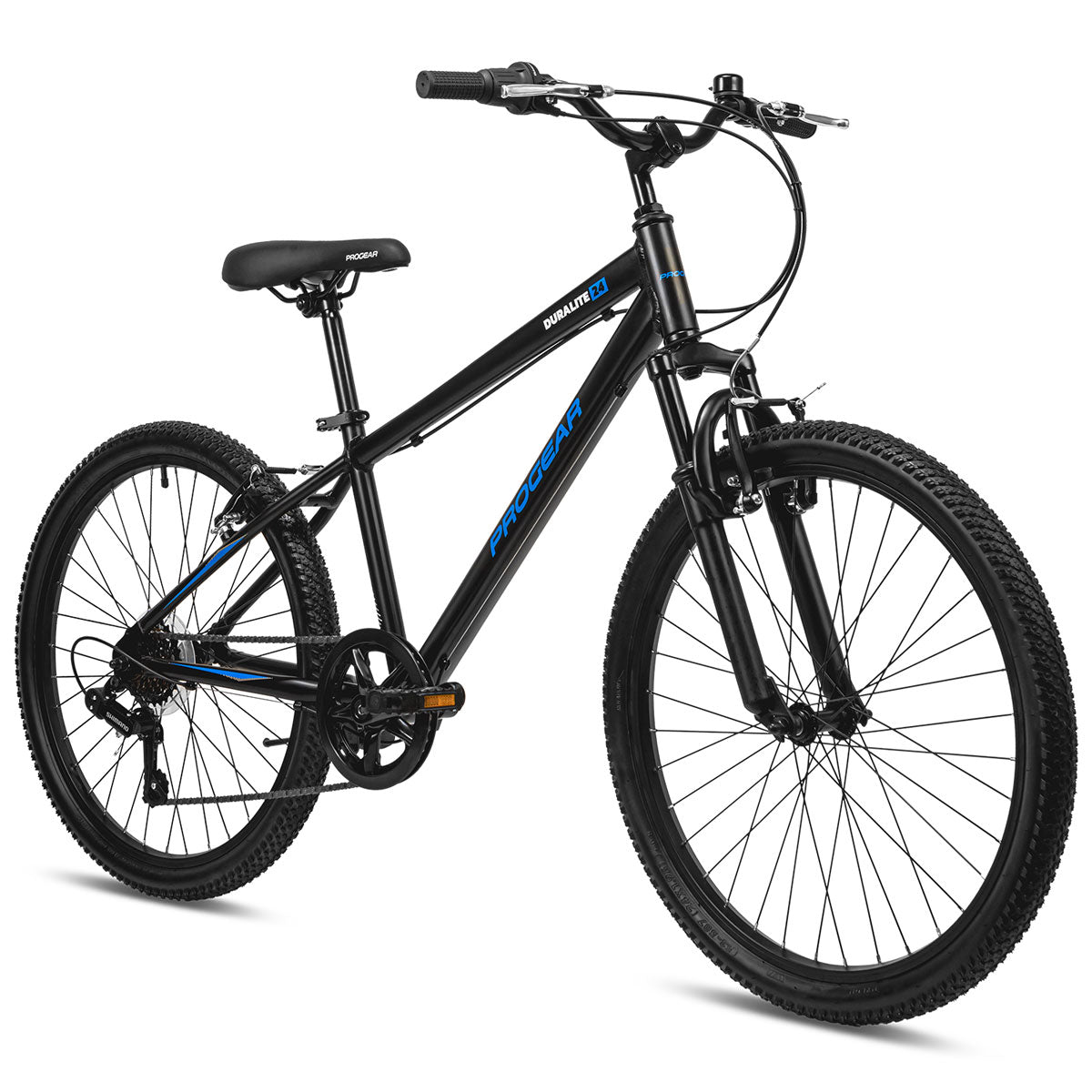 DuraLite 7 Speed 24" Kids Bike - Obsidian