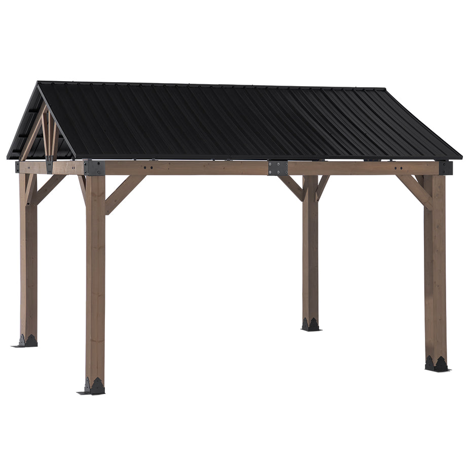 Yardtopia Fremantle 3.6m x 3m Timber & Steel Gable Roof Gazebo