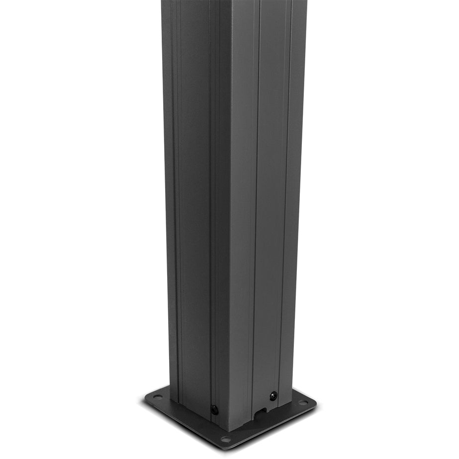 Yardtopia Elmont 3m x 4m Aluminium Adjustable Louvre Pergola (Charcoal Grey)