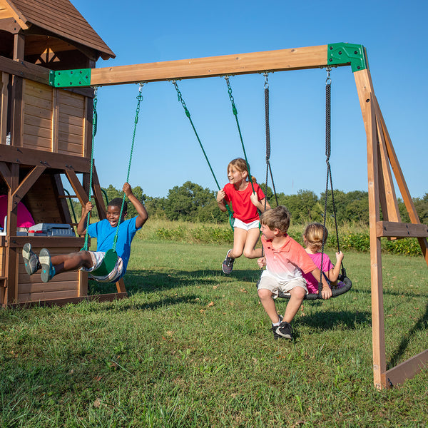 Backyard Discovery Cedar Cove Swing & Play Set