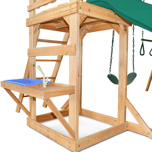 Albert Park Swing & Play Set (Green Slide)