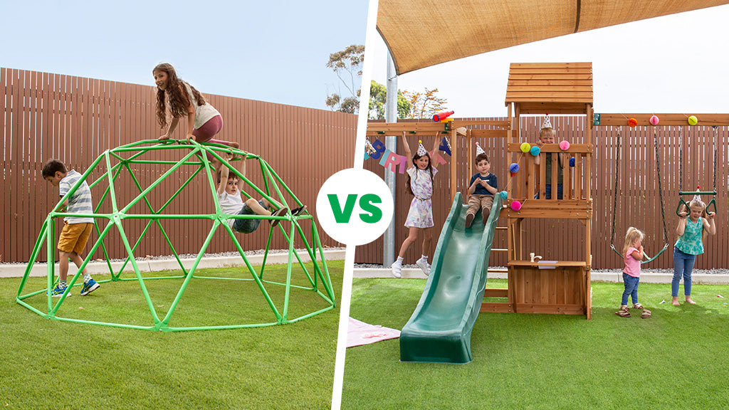 Dome Climbers vs. Traditional Play Structures: Which is Better for Your Child?