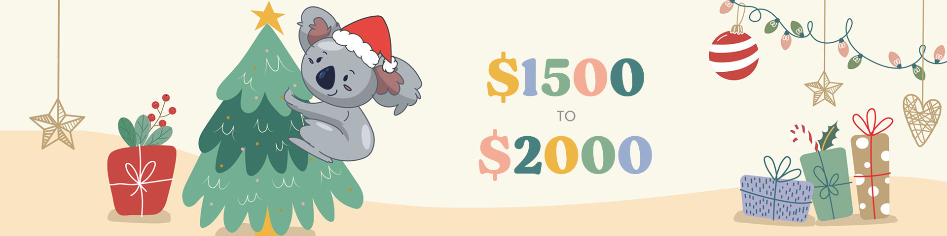 Gifts from $1500 - $2000