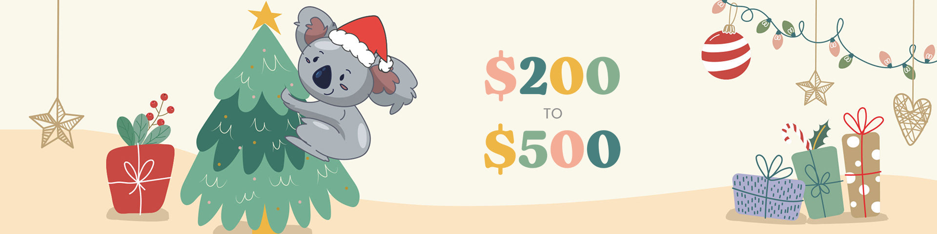 Gifts from $200 - $500