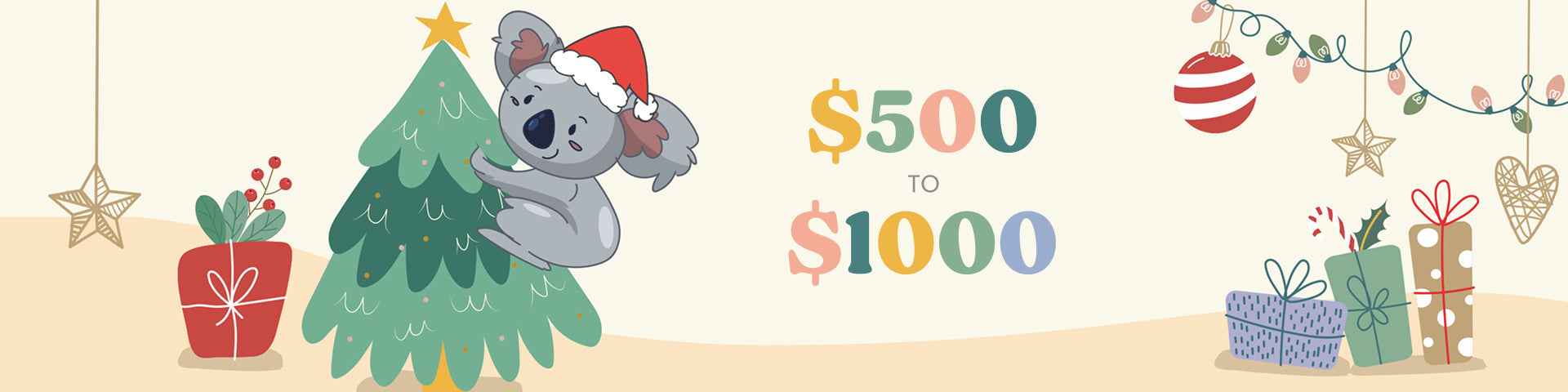 Gifts from $500 - $1000