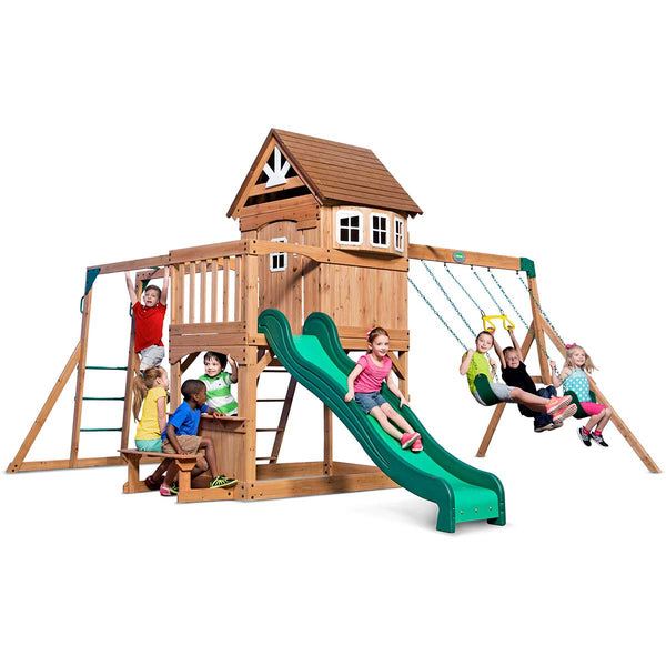 Backyard Discovery Montpelier Swing & Play Set