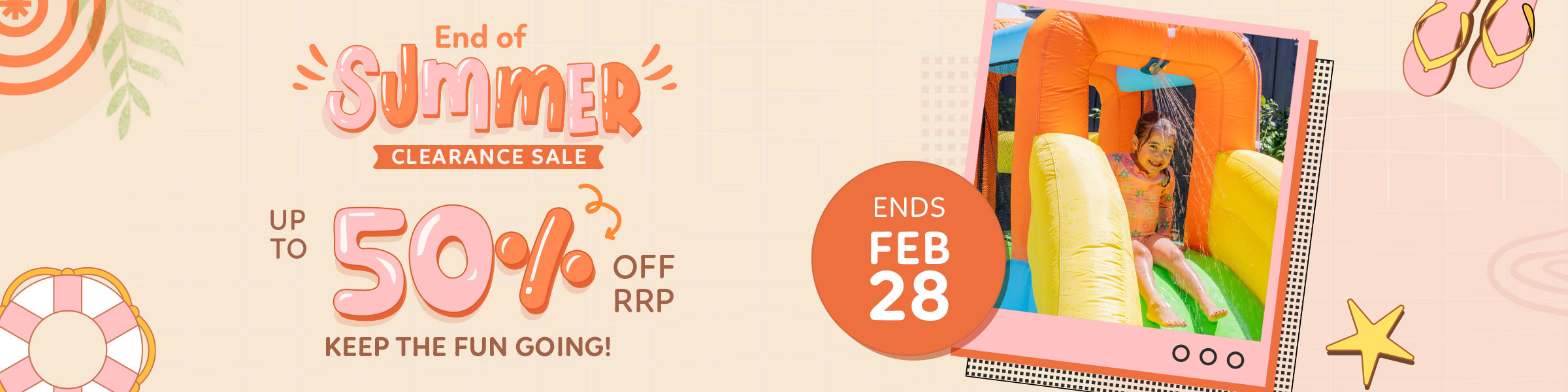 End of Summer Clearance Sale