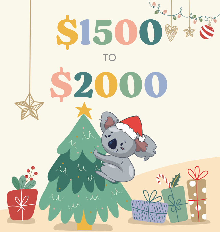 Gifts from $1500 - $2000