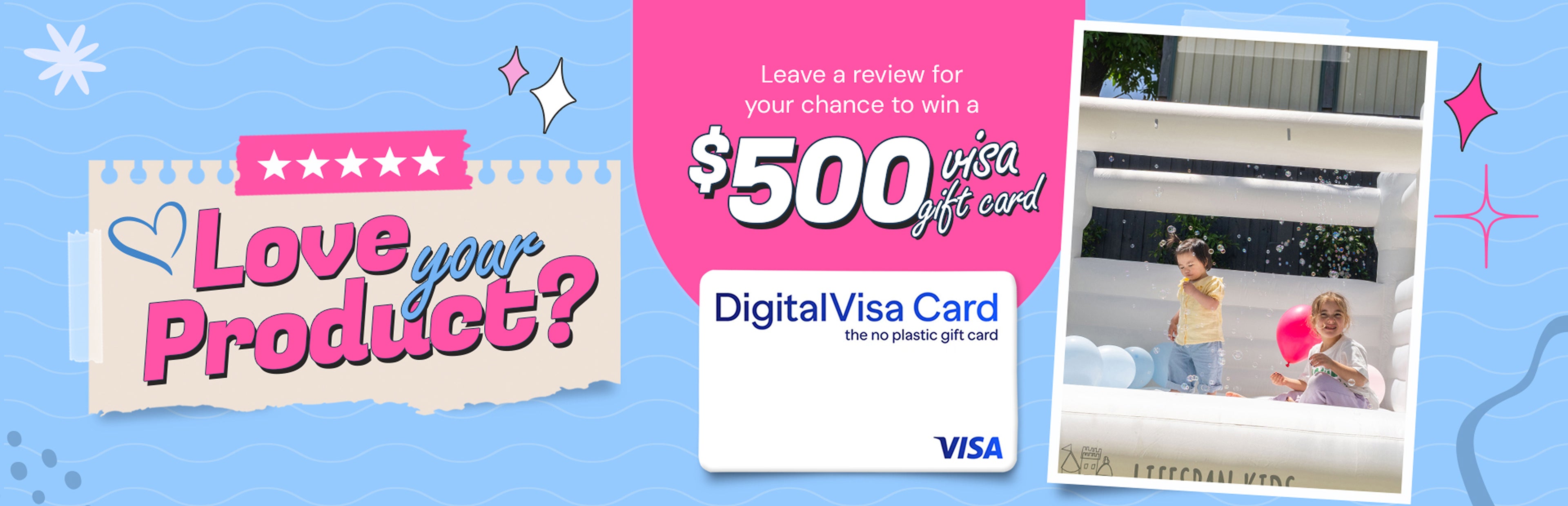 Review to Win Banner Desktop