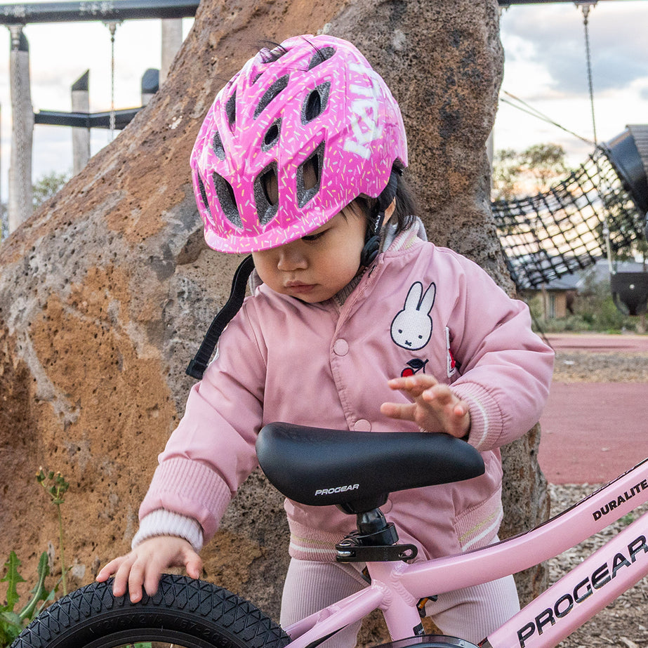 Kali Chakra Child Kids Helmet -  Sprinkles Pink
