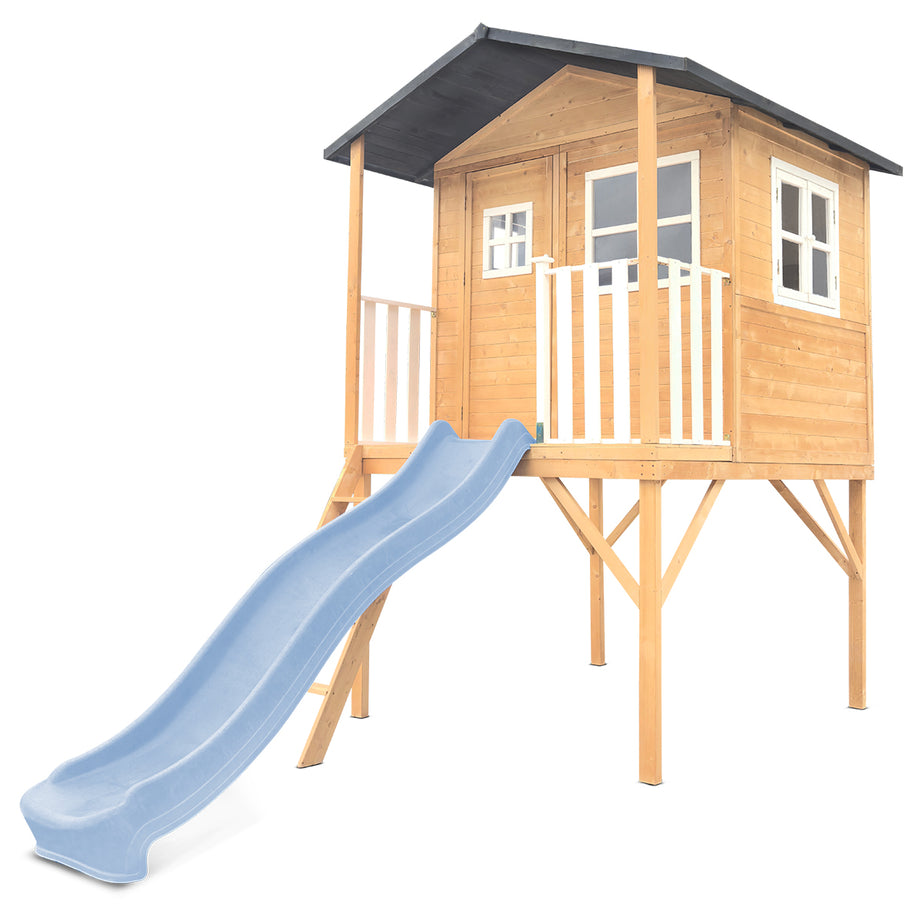 Burleigh Cubby House with 2.2m Slide (Pastel Blue)