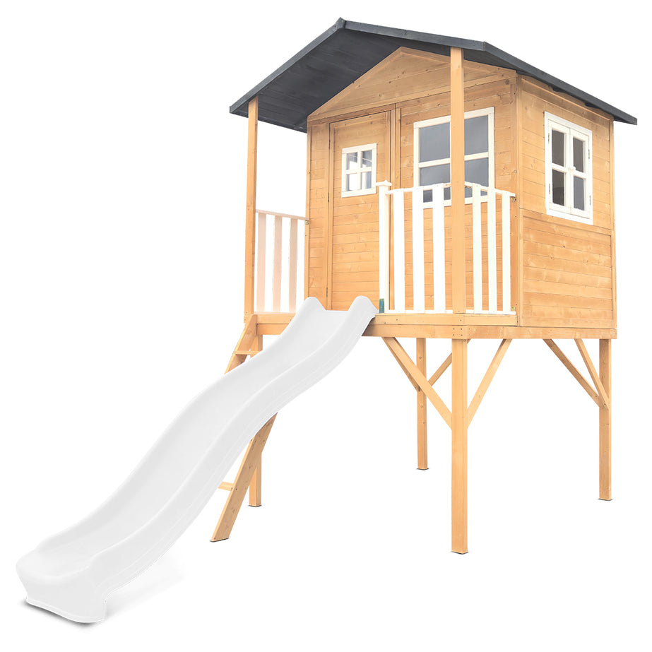 Burleigh Cubby House with 2.2m Slide (White)