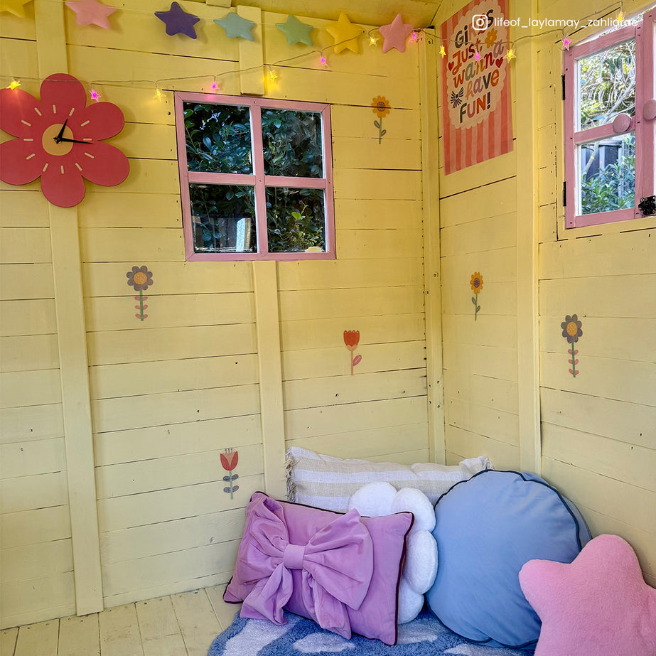 Finley Cubby House with 1.8m Slide (Yellow)