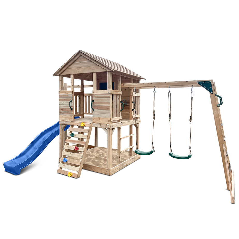 Kingston Cubby House with 2.2m Slide (Blue)