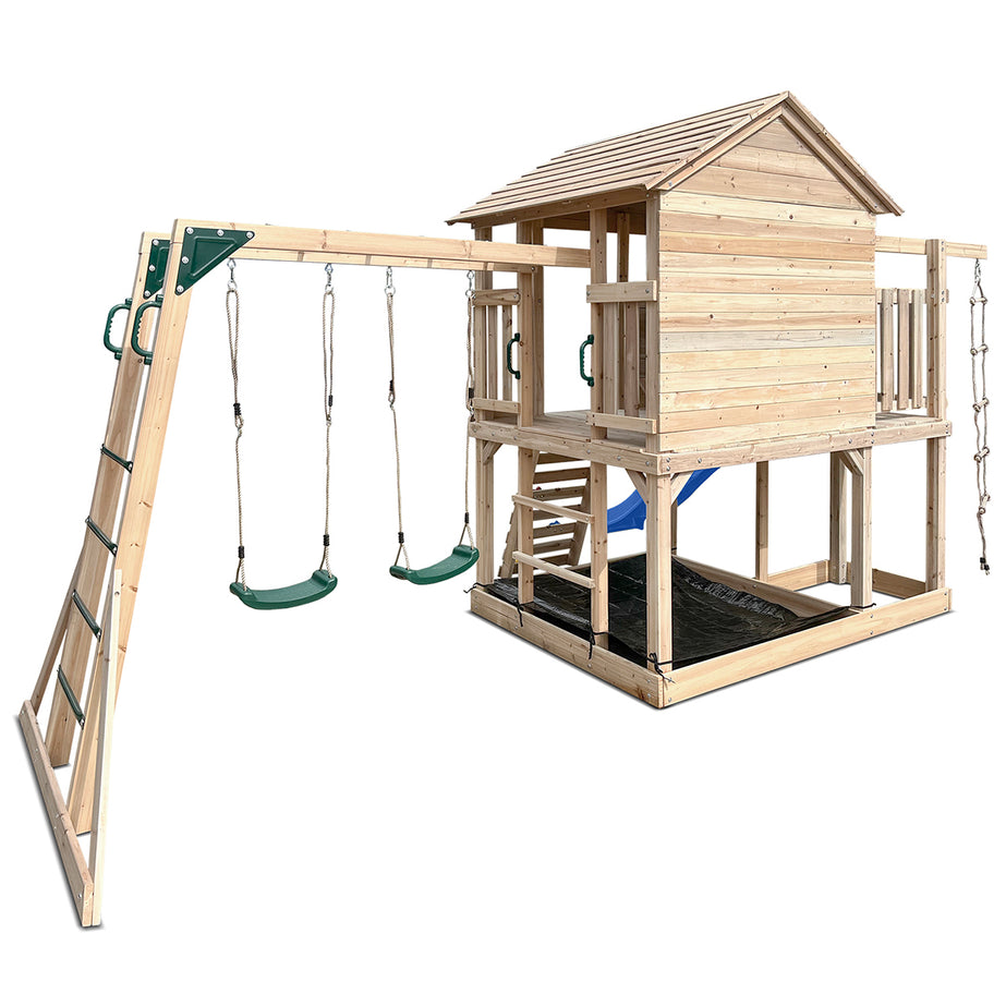Kingston Cubby House with 2.2m Slide (Blue)