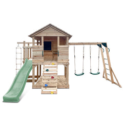 Kingston Cubby House with 2.2m Slide (Pastel Green)