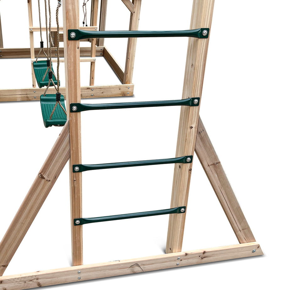 Kingston Cubby House with 2.2m Slide (Pastel Green)