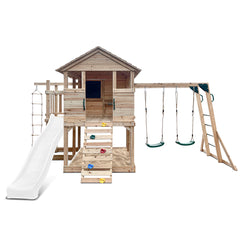 Kingston Cubby House with 2.2m Slide (White)