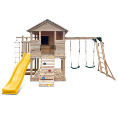 Kingston Cubby House with 2.2m Slide (Yellow)