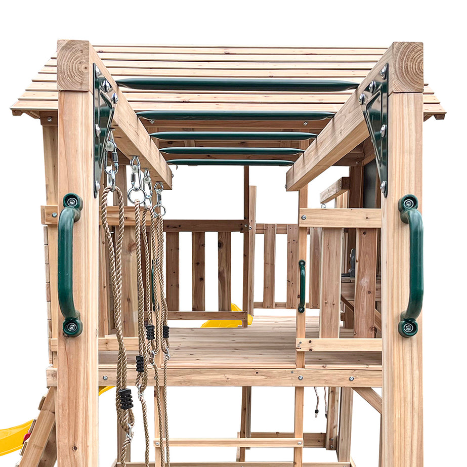 Kingston Cubby House with 2.2m Slide (Yellow)